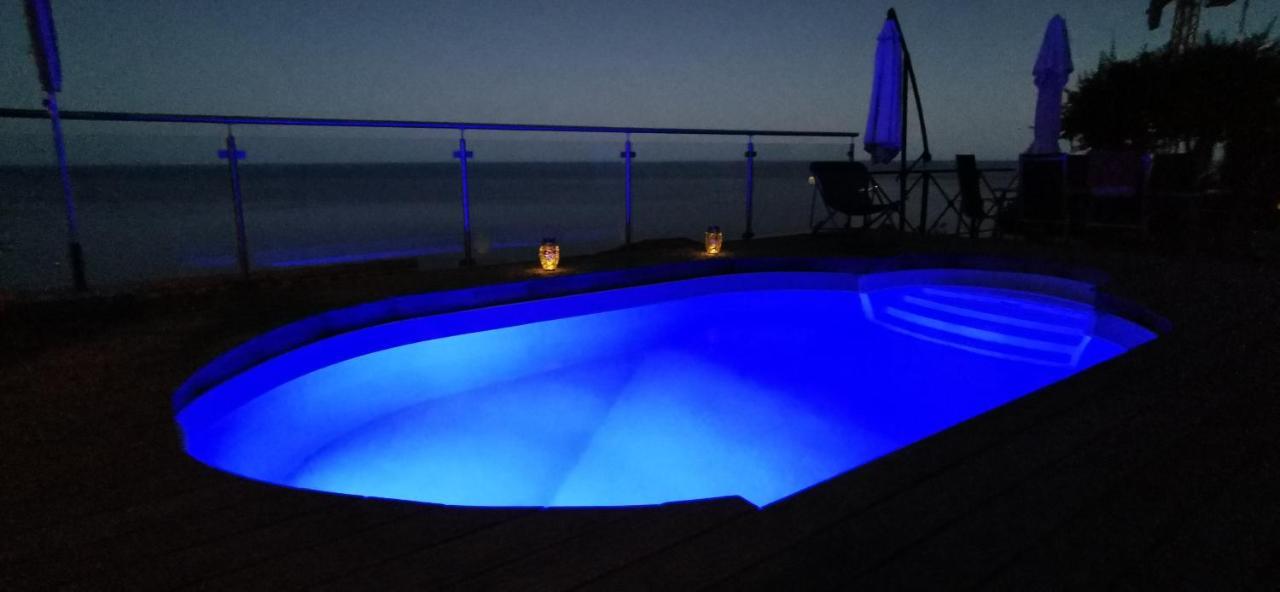 Vue magnifique avec piscine privée et sauna à 10min de Monaco Roquebrune-Cap-Martin Exterior foto